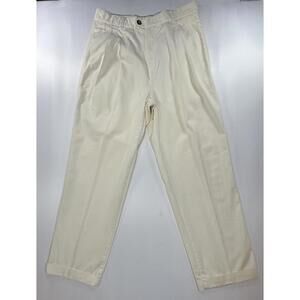 Ermenegildo Zegna Italian Cotton Woody Chinos Beige 32/30